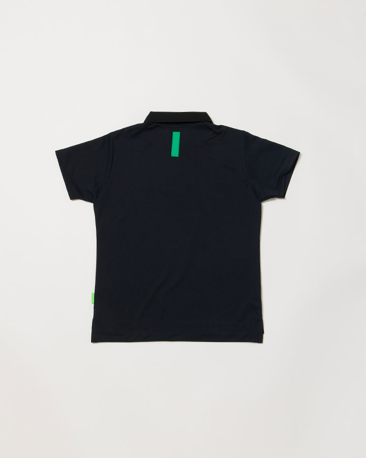 【WOMEN'S】S/SLEEVE Z/UP GOLF SHIRT 詳細画像 BLACK 2