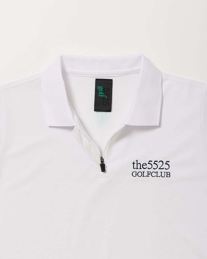 【WOMEN'S】S/SLEEVE Z/UP GOLF SHIRT 詳細画像 WHITE 3