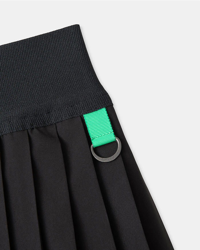 【5525 &times; MAICHI】STRETCH PLEATS SKIRT 詳細画像 BLACK 3