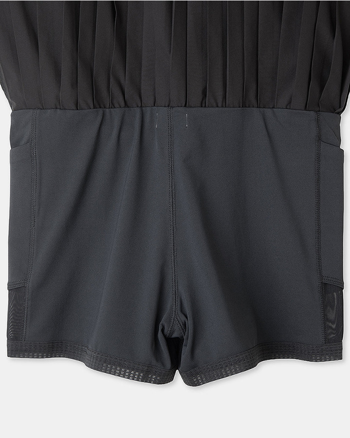 【5525 &times; MAICHI】STRETCH PLEATS SKIRT 詳細画像 BLACK 6