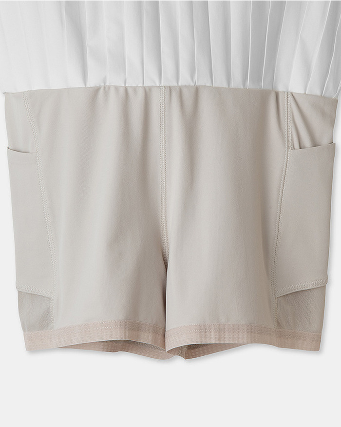 【5525 &times; MAICHI】STRETCH PLEATS SKIRT 詳細画像 WHITE 5