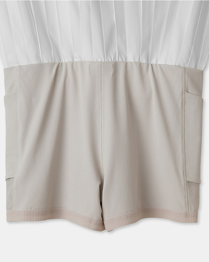 【5525 &times; MAICHI】STRETCH PLEATS SKIRT 詳細画像 WHITE 6