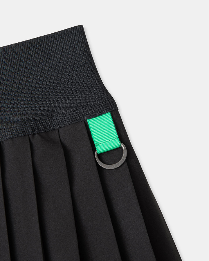 【5525 &times; MAICHI】STRETCH PLEATS SKIRT 詳細画像 BLACK 3