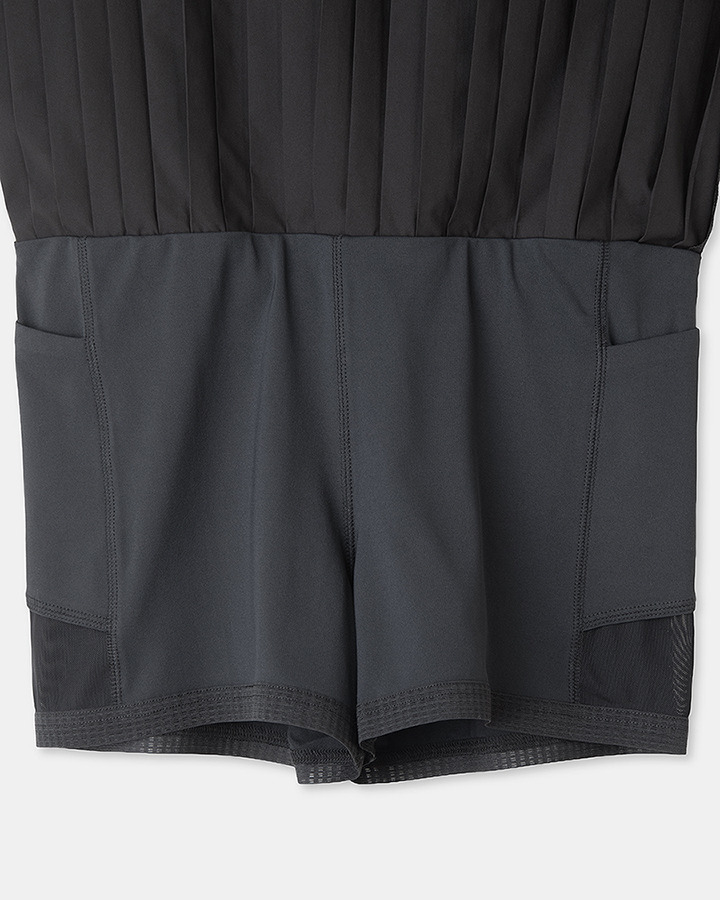 【5525 &times; MAICHI】STRETCH PLEATS SKIRT 詳細画像 BLACK 5