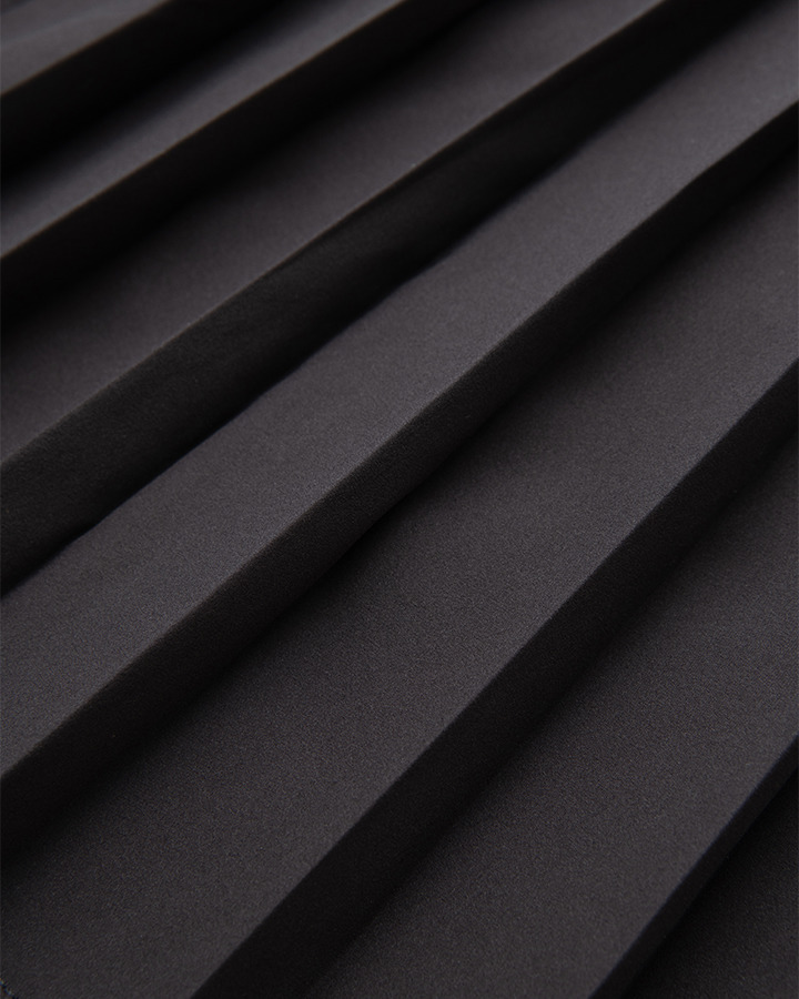 【5525 &times; MAICHI】STRETCH PLEATS SKIRT 詳細画像 BLACK 8