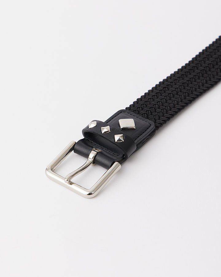 SQ STUDS MESH BELT 詳細画像 BLACK 4