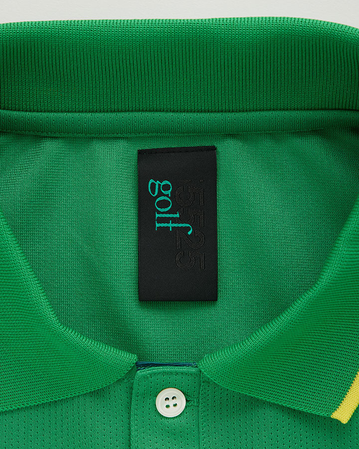 COLOR PANEL GOLF SHIRT 詳細画像 GREEN/NAVY 4