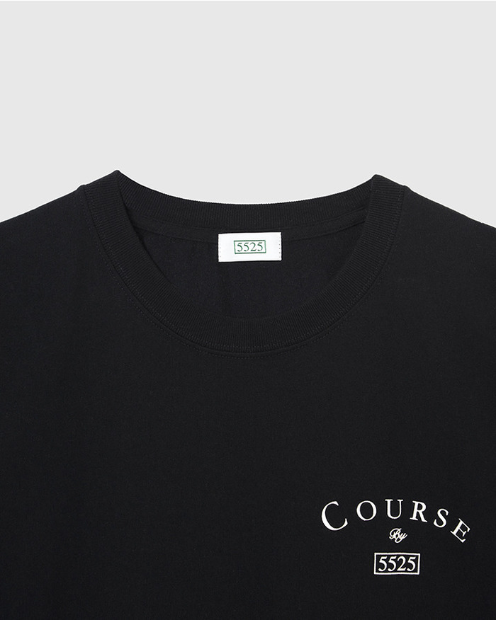 COURSE BY 5525 T-SHIRT 0221 詳細画像 BLACK 2