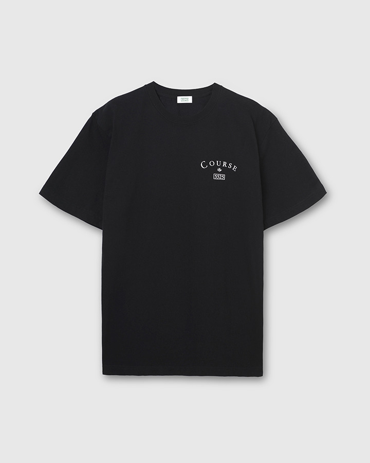 COURSE BY 5525 T-SHIRT 0221 詳細画像 BLACK 1
