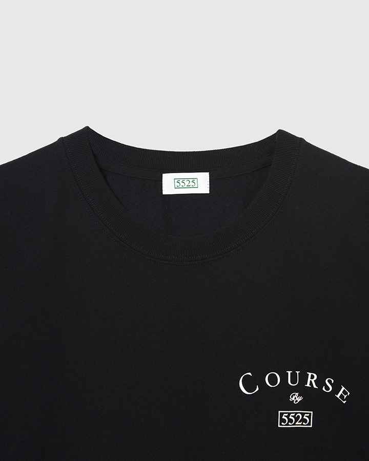 COURSE BY 5525 T-SHIRT 0221 詳細画像 BLACK 2