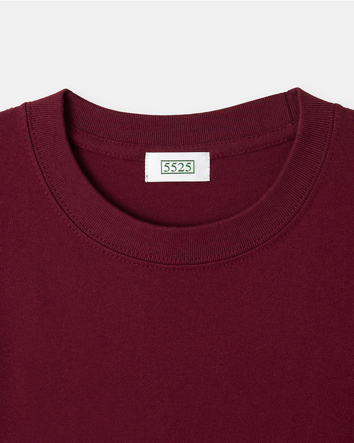 5525 BOX LOGO TEE 詳細画像 BURGUNDY 2
