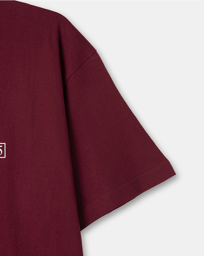 5525 BOX LOGO TEE 詳細画像 BURGUNDY 4