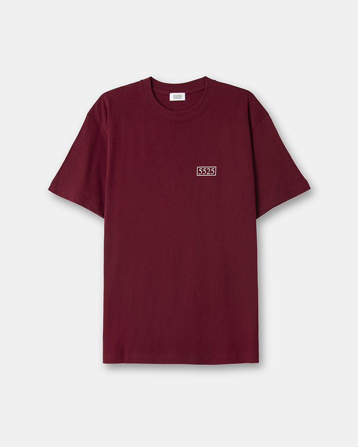 5525 BOX LOGO TEE 詳細画像 BURGUNDY 1