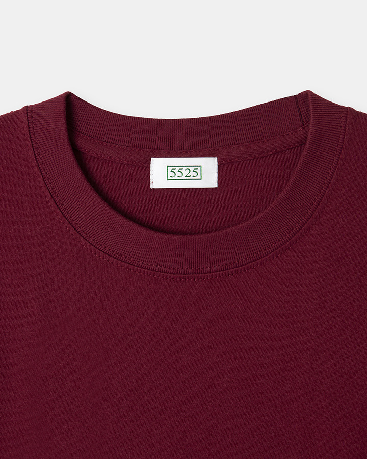5525 BOX LOGO TEE 詳細画像 BURGUNDY 2