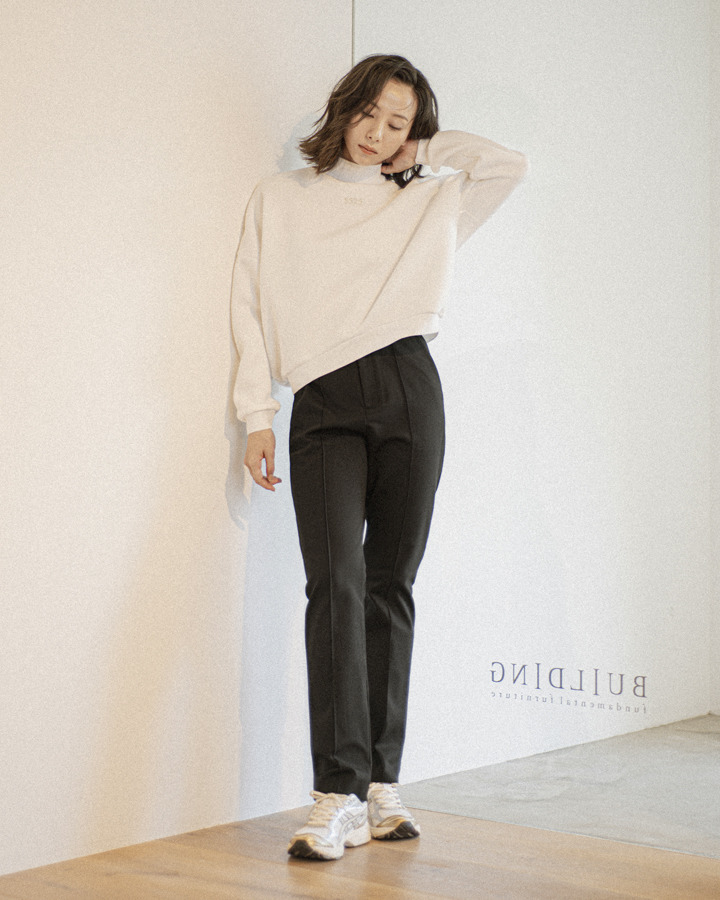 【WOMEN'S】5525 W H/NECK SWEAT 詳細画像 CHARCOAL 9