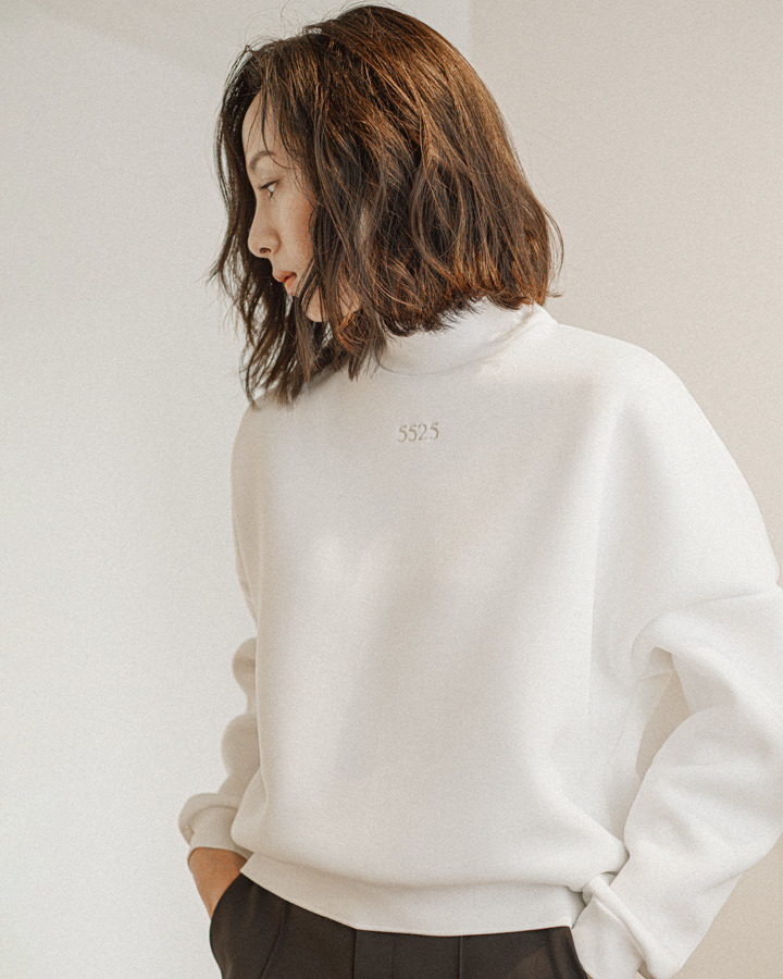 【WOMEN'S】5525 W H/NECK SWEAT 詳細画像 WHITE 8