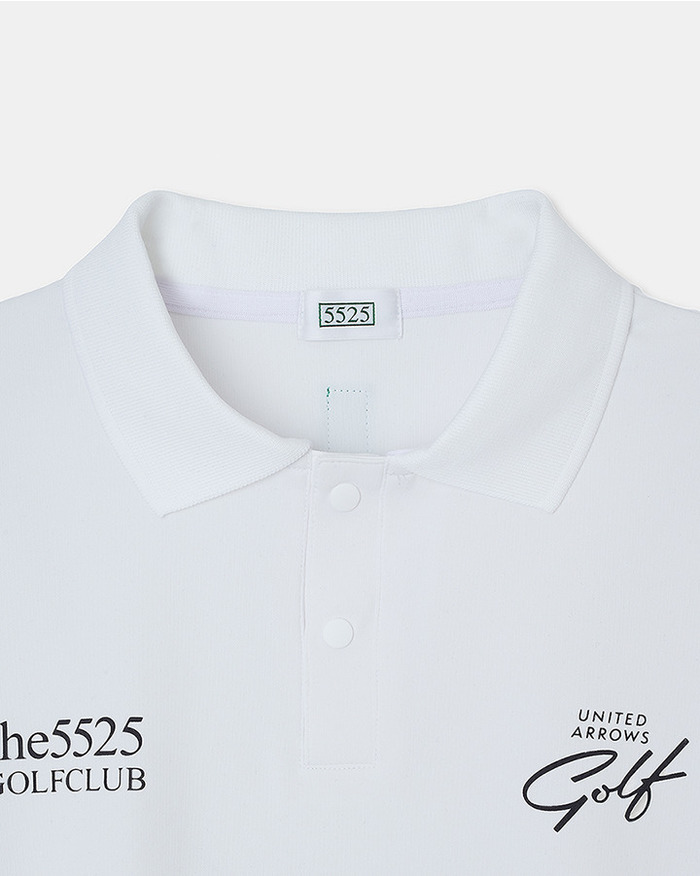 【5525 &times; UNITED ARROWS GOLF】5525 S/S PL 詳細画像 WHITE 2