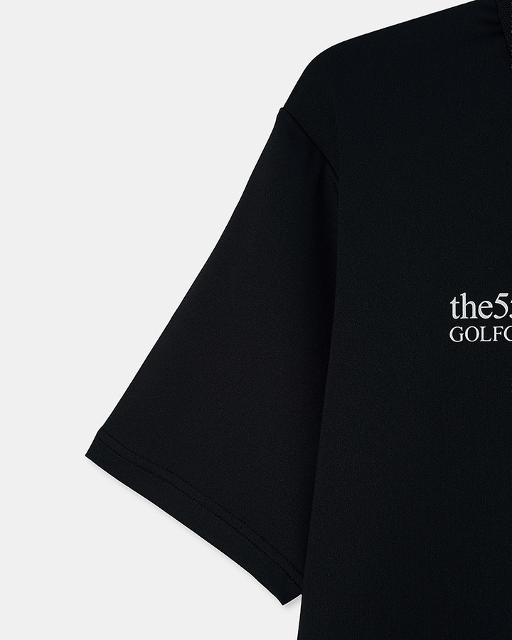 【5525 &times; UNITED ARROWS GOLF】5525 S/S PL 詳細画像 BLACK 6