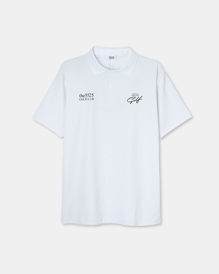 【5525 &times; UNITED ARROWS GOLF】5525 S/S PL 詳細画像 WHITE 1