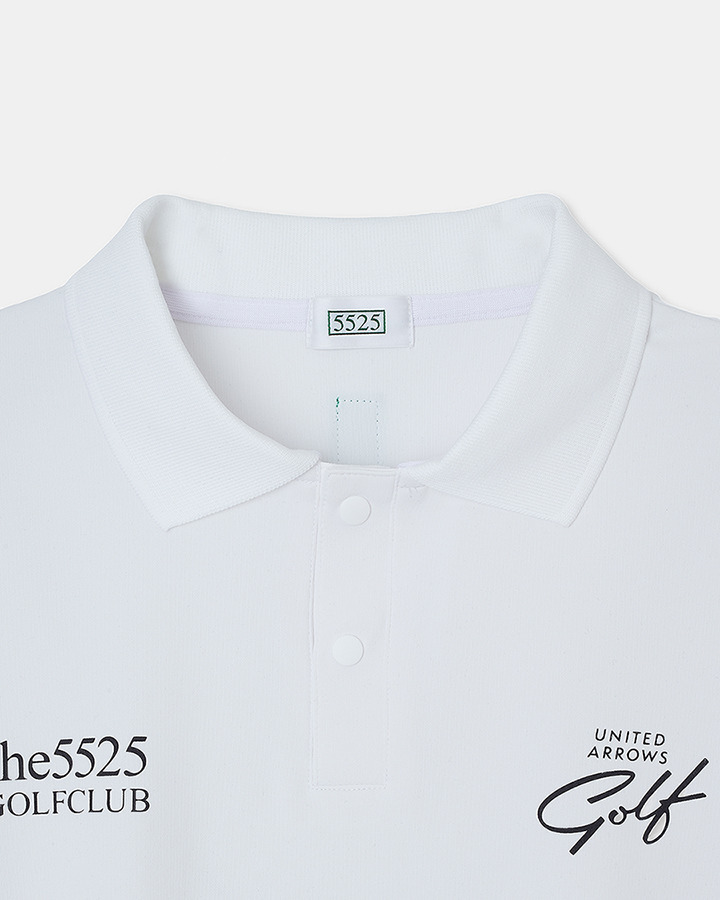 【5525 &times; UNITED ARROWS GOLF】5525 S/S PL 詳細画像 WHITE 2