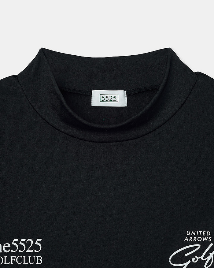 【5525 &times; UNITED ARROWS GOLF】5525 S/S MOCK 詳細画像 BLACK 2