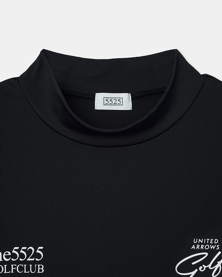 【5525 &times; UNITED ARROWS GOLF】5525 S/S MOCK 詳細画像 BLACK 2
