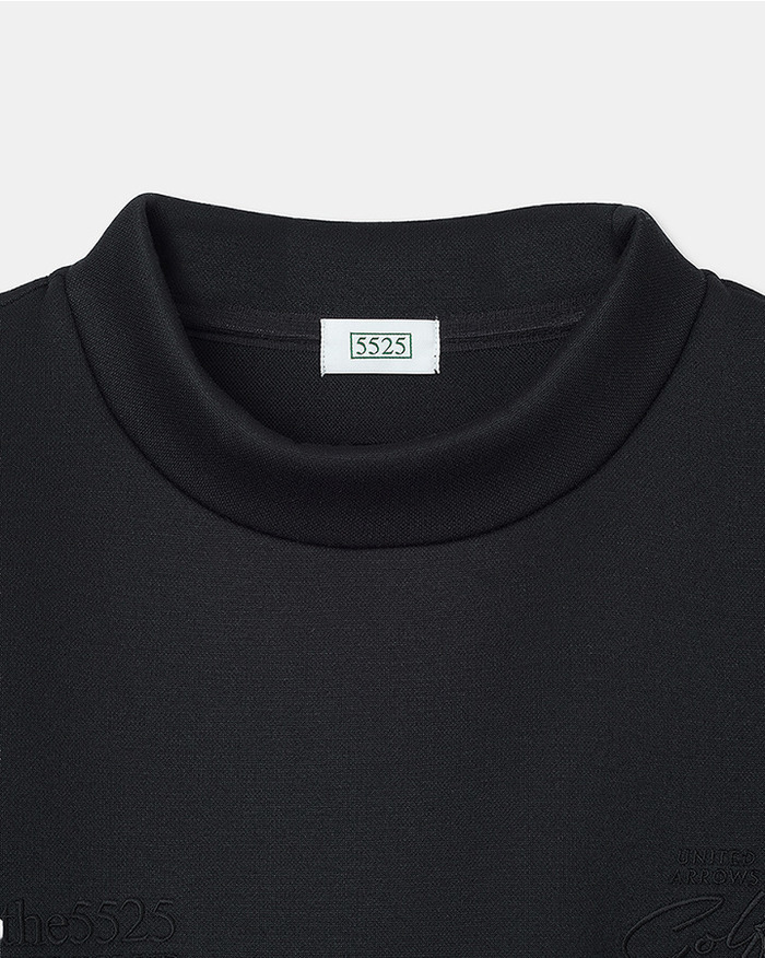 【5525 &times; UNITED ARROWS GOLF】L/S HI-NECK 詳細画像 BLACK 2