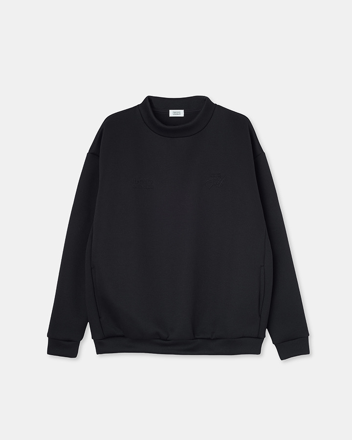 【5525 &times; UNITED ARROWS GOLF】L/S HI-NECK 詳細画像 BLACK 1