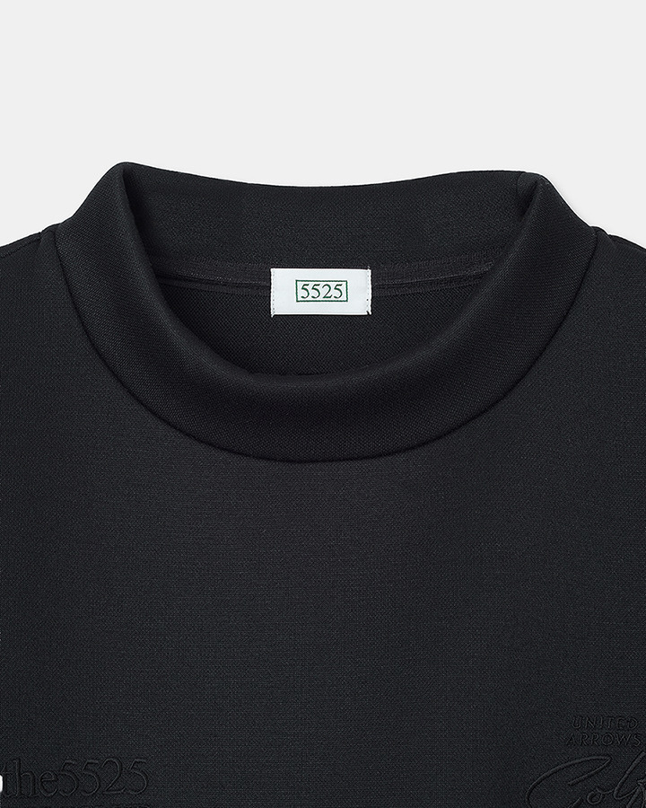 【5525 &times; UNITED ARROWS GOLF】L/S HI-NECK 詳細画像 BLACK 2