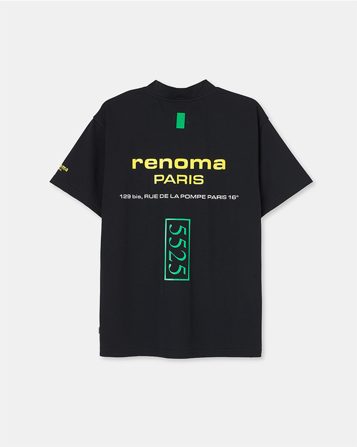 renoma golf 5525 MOCK TEE 詳細画像 BLACK 7