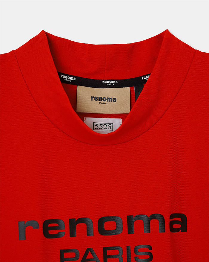renoma golf 5525 MOCK TEE 詳細画像 RED 2