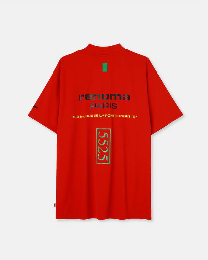 renoma golf 5525 MOCK TEE 詳細画像 RED 7
