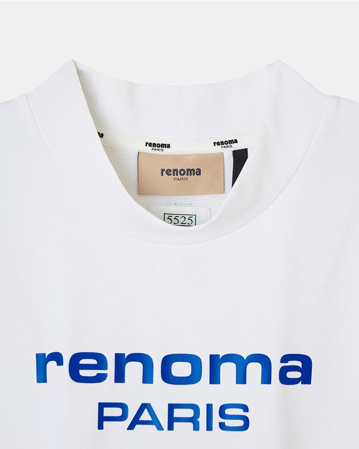 renoma golf 5525 MOCK TEE 詳細画像 WHITE 2