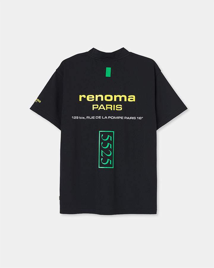 renoma golf 5525 MOCK TEE 詳細画像 BLACK 7