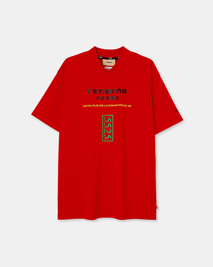 renoma golf 5525 MOCK TEE 詳細画像 RED 1