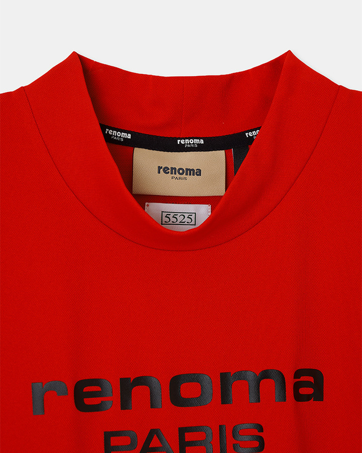 renoma golf 5525 MOCK TEE 詳細画像 RED 2