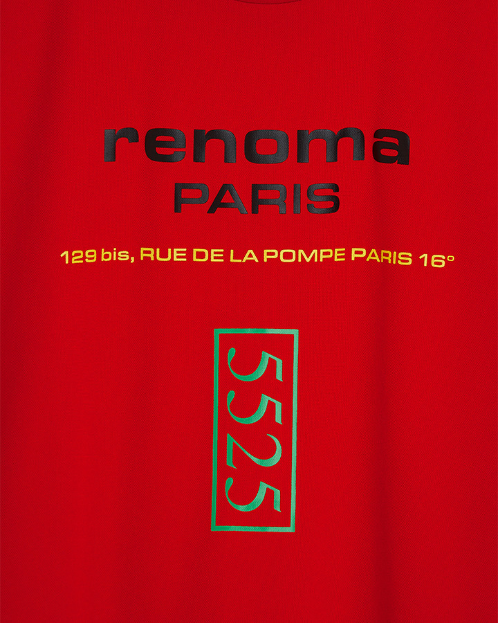 renoma golf 5525 MOCK TEE 詳細画像 RED 3