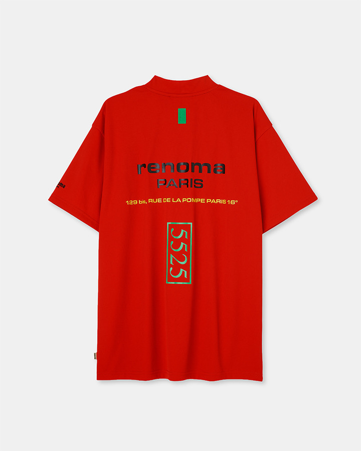 renoma golf 5525 MOCK TEE 詳細画像 RED 7