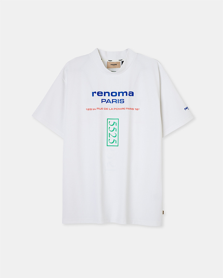 renoma golf 5525 MOCK TEE 詳細画像 WHITE 1