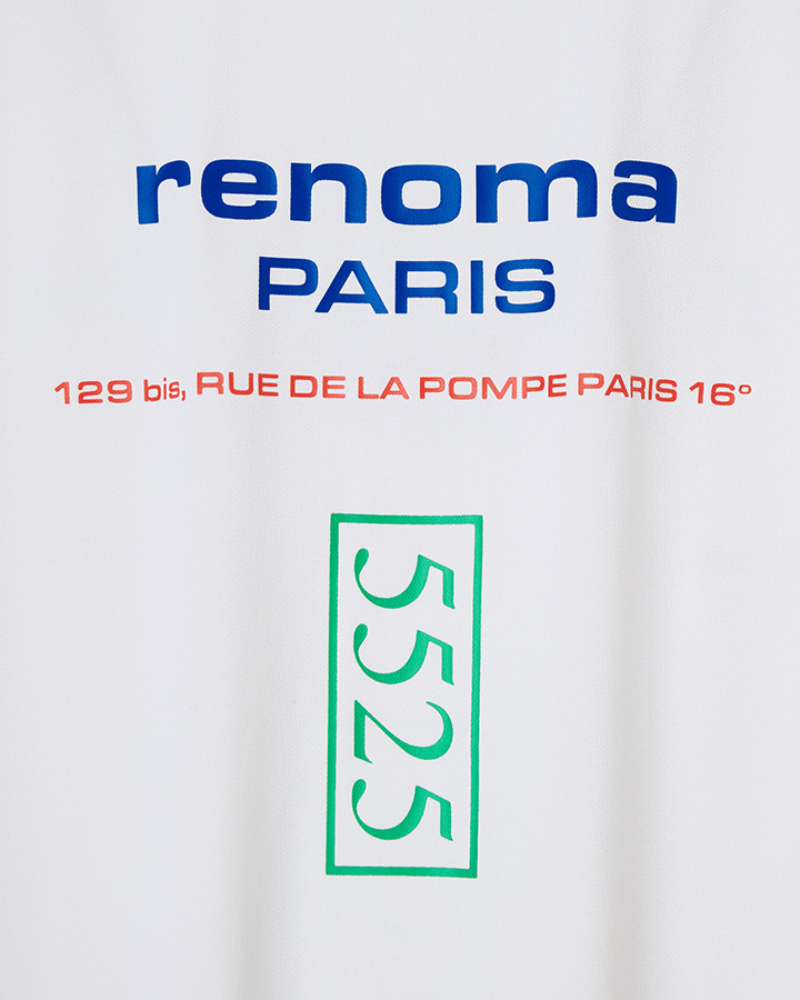 renoma golf 5525 MOCK TEE 詳細画像 WHITE 3