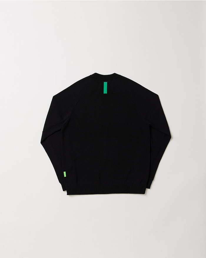 R/SLEEVE GOLF SWEATER 詳細画像 BLACK 2