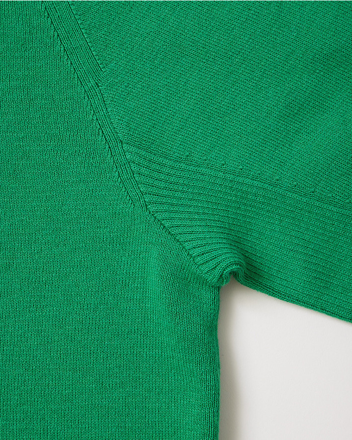 R/SLEEVE GOLF SWEATER 詳細画像 GREEN 4