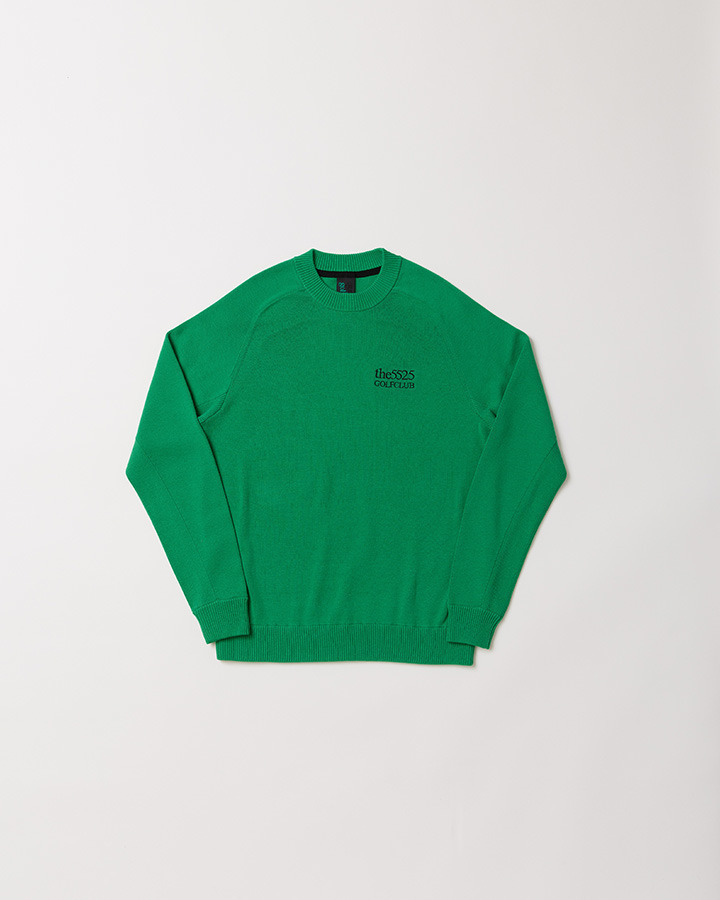 R/SLEEVE GOLF SWEATER 詳細画像 GREEN 1