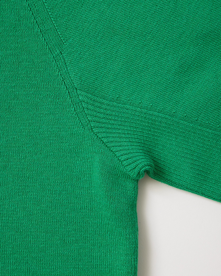 R/SLEEVE GOLF SWEATER 詳細画像 GREEN 4