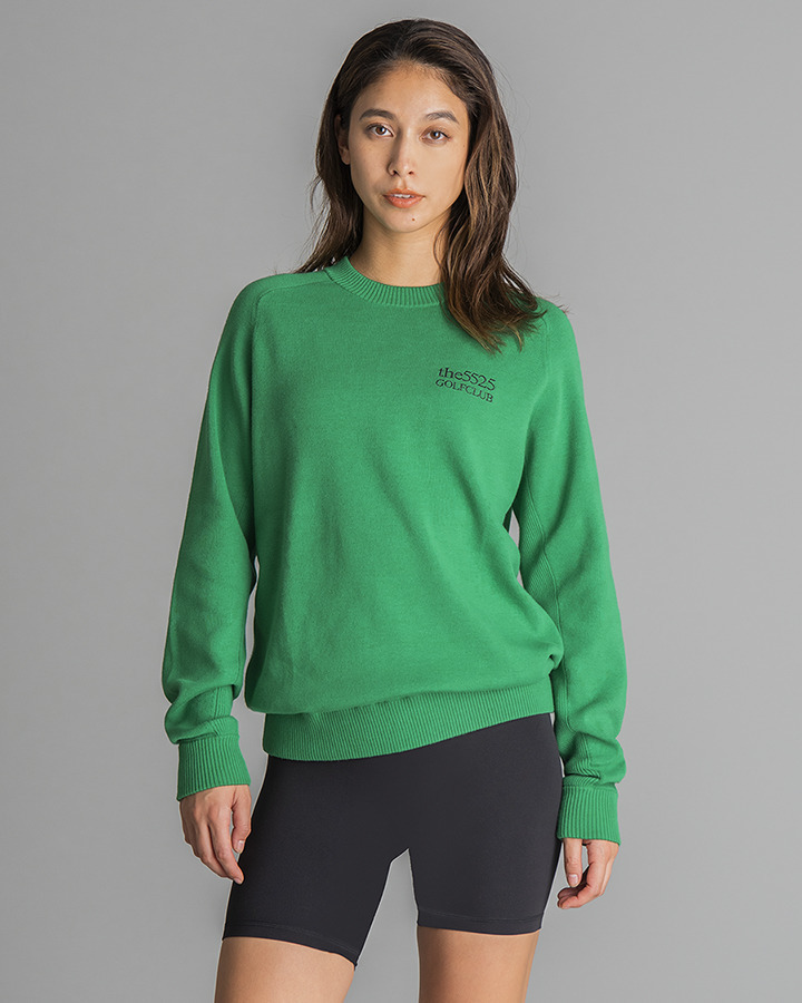 R/SLEEVE GOLF SWEATER 詳細画像 GREEN 5