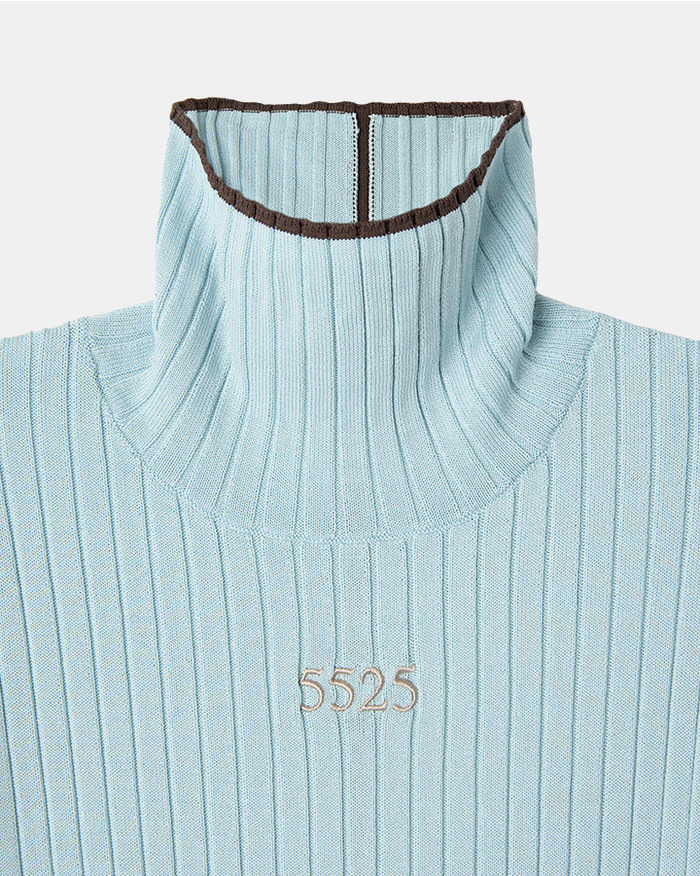 【WOMEN'S】5525W RIB TURTLE SWEATER 詳細画像 BLUE 2