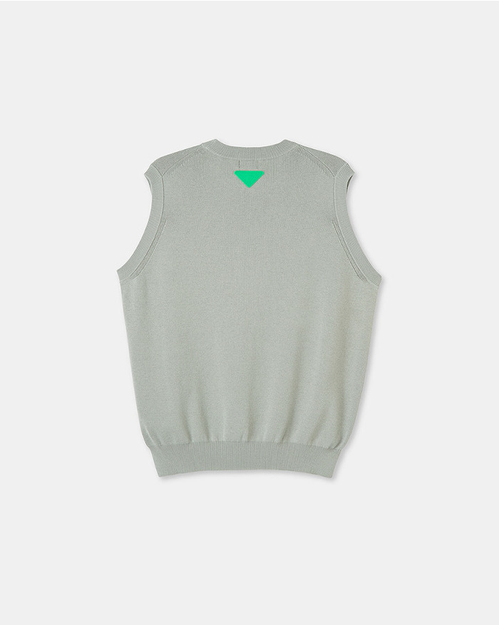 【5525 &times; UNITED ARROWS GOLF】5525 ROUND VEST 詳細画像 LT.GRAY 2