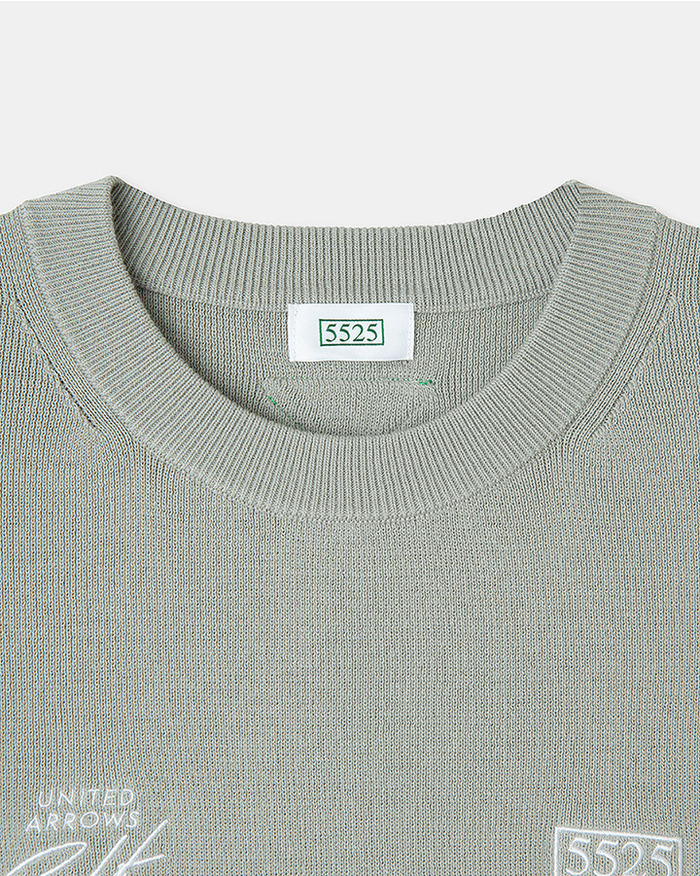 【5525 &times; UNITED ARROWS GOLF】5525 ROUND VEST 詳細画像 LT.GRAY 3