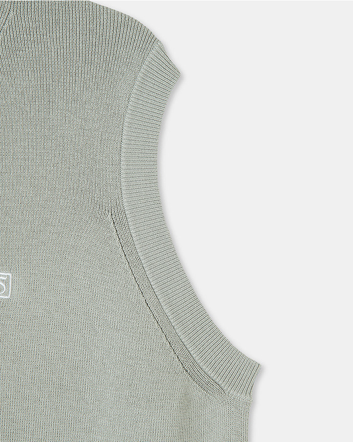 【5525 &times; UNITED ARROWS GOLF】5525 ROUND VEST 詳細画像 LT.GRAY 4