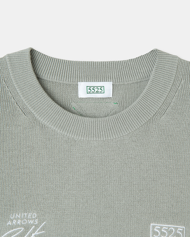 【5525 &times; UNITED ARROWS GOLF】5525 ROUND VEST 詳細画像 LT.GRAY 3